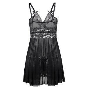 Net coat sequined hot drilling strap nightdress Q119-CJNSSYLY02451