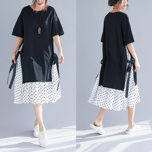 Polka dot printed skirt Q119-CJNSSYLY02271