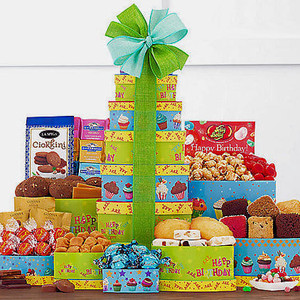 Best Wishes: Gourmet Birthday Gift Tower Z954-WC-271