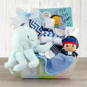 Baby ABC's: Baby Boy Gift Basket Z954-CPB-171