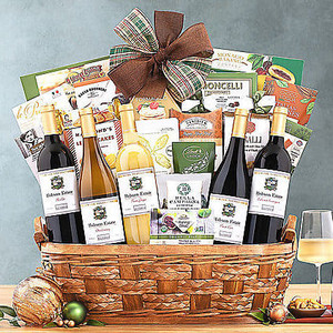 Hobson Estates Collection: Gourmet Wine Gift Basket Z954-WC-726