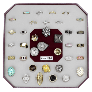 VK-010-SIZE5 - Assorted Brass Ring with Assorted  in Assorted A874-VK-010-SIZE5