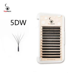 Curl: D, Thickness: 0.07mm, Length: 15mm - Eyelashes W 5d W Lashes 5d Cilios 5d Wire Bundles 0.07 8 F640-12000031863876738