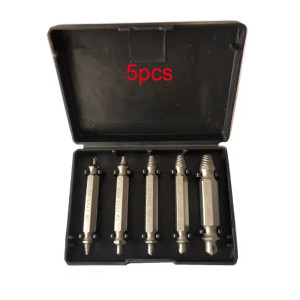 Color: Red - HSS Extractor Double Head Screw Slide Tooth Removal Screwdriver Screwdriver Bit Broken F640-12000044689122241