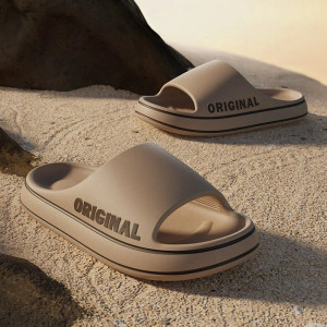 Shoe Size: 40-41, Color: Grape - Feslishoet Women Letter Slippers Beach Slides Solid Color Mens Thi F640-12000044699590203
