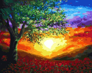 Color: G, Size: 50x65cm no fram - Gatyztoire-digital Landscape Painting, Oil Painting, Hand-painted Q119-CJZS115413120TG