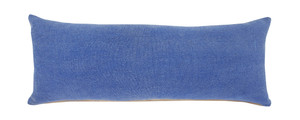 14" X 36" Classic Blue 100% Cotton Zippered Pillow N270-517394