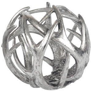Silver Resin Antler Shaped Sculpture N270-392393