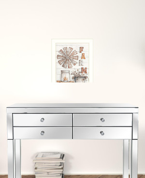 Set Of Two Farm Living 2 White Framed Print Wall Art N270-405974