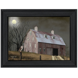 Midnight Moon 4 Black Framed Print Wall Art N270-406300