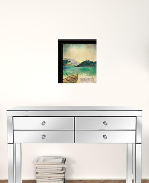 Set Of Two Right Direction or Adventure 2 Black Framed Print Wall Art N270-406024
