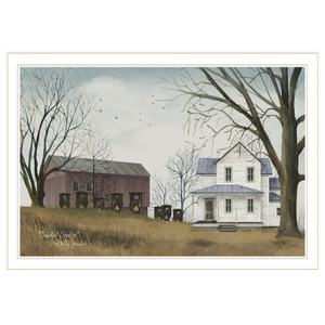Sunday Service 3 White Framed Print Wall Art N270-404599