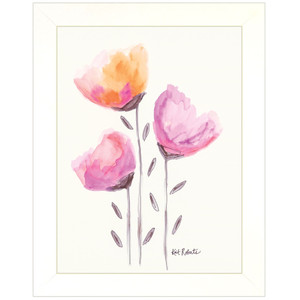 Grow Through It White Framed Print Wall Art N270-415384
