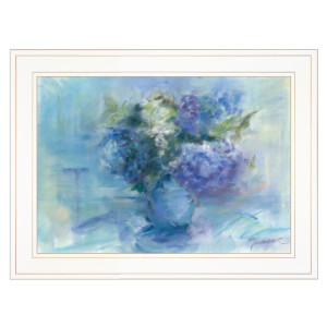 Bouquet 2 White Framed Print Wall Art N270-406970
