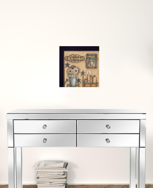 Set Of Two Where Family and Friends Gather II 1 Black Framed Print Wall Art N270-405905