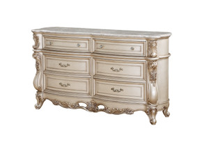 21" Beige Solid Wood Double Dresser N270-347176