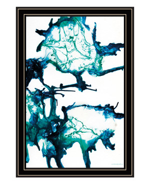 Ocean Living Black Framed Print Wall Art N270-530152