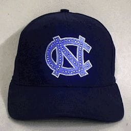North Carolina Tarheels Flashing Fiber Optic Cap A706-3075000