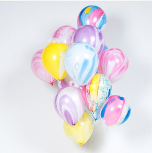 Color: 10piece set - Marbled Moire Thickened High Quality Latex Agate Balloon Q119-CJHD112922408HS