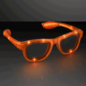 Orange LED Nerd Glasses A706-85072