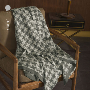 Color: Grey, Size: 200X230CM - Northern Europe Wind Sand Hair Blanket Nap Blanket Single Q119-CJHD116546102BY