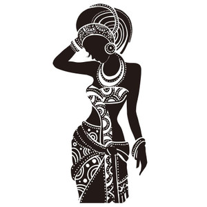 Size: 46 inches - Elegant Tribal Woman Decal Q119-CJJJJRHD00154-46 inches