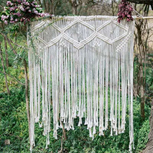 Color: MS7212beige118100, style: As shown - Hot-selling Door Curtain Tapestry Bohemian Style Handma Q119-CJHD118105503CX