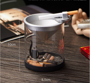 Color: 1style - Funnel Ashtray Creative Household Trend Ashtray Q119-CJHD112291201AZ
