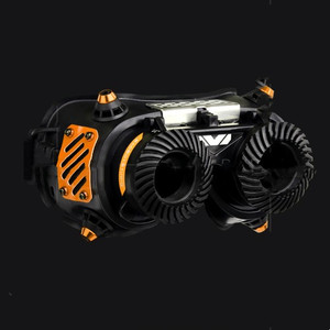 Color: Orange, grade: First generation light - Face Mask Luminous Goggles Gas Mask Cos Sci-fi Mecha Q119-CJJH167771805EV