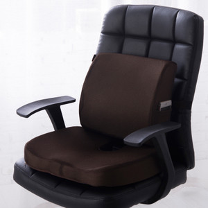 Color: Suedebrown, Size: Gel single cushion - A Set Of Office Lumbar Cushion Q119-CJZS122013812LO