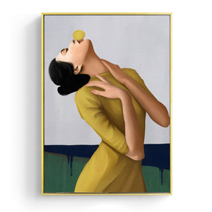 Painting size: 40x50cm - Yipinge Custom Decorative Painting Canvas Core Framed Unframed Painting No Q119-CJZS115312804DW