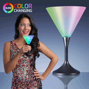 Martini Drinking Glass with Black Stem A706-1305010