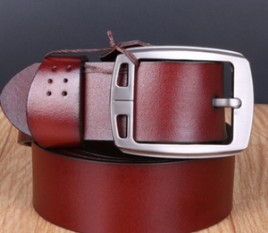 Color: Redbrown, Size: 120cm - Fashion light board suede leather casual men's clothing accessories  Q119-CJNSFJPD00051-Redbrown-120cm