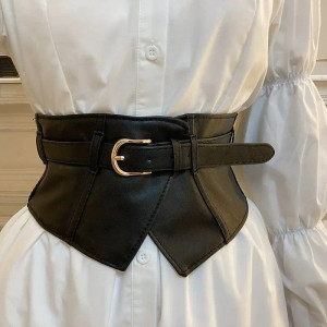 Color: black - Belt women fashion with dress overcoat design elastic elastic elastic belt black nic F640-12000037923495994
