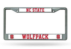 North Carolina State Wolfpack License Plate Frame Chrome Z157-9474633413