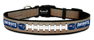 New England Patriots Pet Collar Reflective Football Size Medium Alternate Z157-4421407914