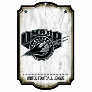 Omaha Nighthawks Sign 11x17 Wood CO Z157-3208597195