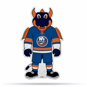 New York Islanders Pennant Shape Cut Mascot Design Special Order Z157-6734579017
