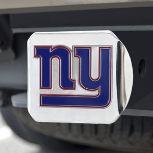 New York Giants Hitch Cover Color Emblem on Chrome Z157-4228112591