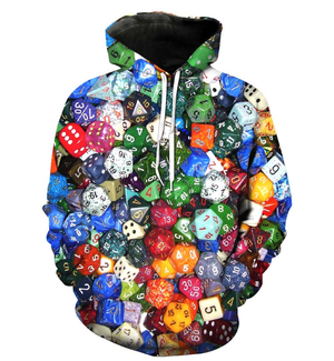 Color: G, Size: L - Explosion models digital printing hooded hood sweater casual loose version men  Q119-CJNSWTWY00591-G-L