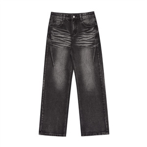 Fashion Wash Distressed Straight Jeans For Men Q119-CJXX2015657