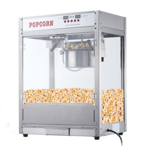 US GARVEE 8 OZ Popcorn Machine Temperature Control Digital Display Popcorn Maker Machine Silver K484-PHO_0YKJHY6J_US