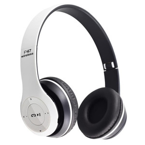 P47 Wireless Headsets On-Ear Stereo Earphones Longer Playtime USB Charging For Smart Phone Computer K484-PEL_0QBV2IWZ