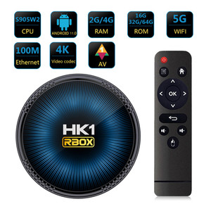Smart TV Box Hk1rbox W2 Android 11 Media Player Dual-band Wifi Bluetooth Smart Set Top Box US Plug K484-PEL_0N01I72H