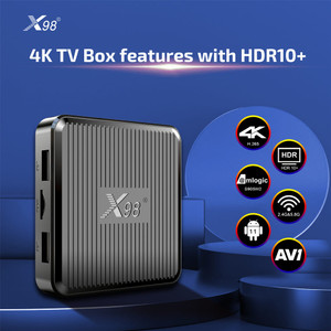 X98q Set Top Box S905w2 Android 11.0 Quad Core 2.4D 5G Dual Frequency Smart TV Box 4k Hd Network Me K484-PEL_0MPD539I