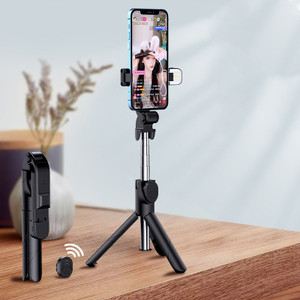 Color: Black beauty model - Anti-shake Selfie Stick, Mobile Phone Live Support, Self-photo Stick Q119-CJSJ122213104DW