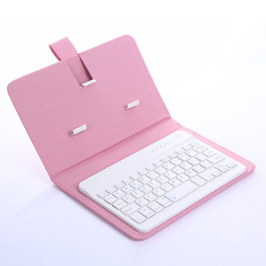 Color: Pink - Compatible with Apple , Mobile phone Bluetooth keyboard holster Q119-CJSJSJSJ00737-Pink