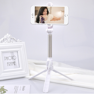 Color: White - Compatible with Apple, Tripod selfie stand Q119-CJSJSJSJ00999-White