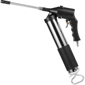 Air Operated Grease Gun, 6000PSI, 14 OZ/400 CC Capacity Heavy Duty Pneumatic Grease Gun, with 18.5  E415-QD18IN6000PSIEXBEV0
