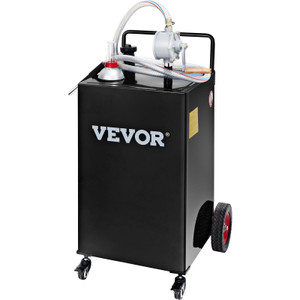 Fuel Caddy, 35 Gallon, Gas Storage Tank on 4 Wheels, with Manual Transfer Pump, Gasoline Diesel Fue E415-SYJYCHSGJL435AHJVV0